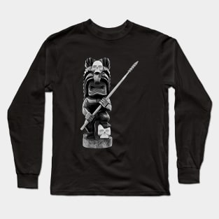 Skull Hunter Tiki Long Sleeve T-Shirt